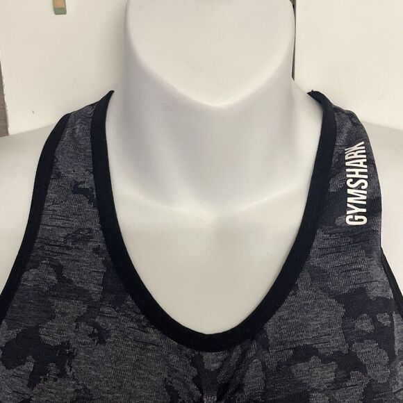 Gymshark Adapt Black Camo Seamless Tank Women’s Razorback- Small - Picture 6 of 11